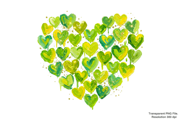 Celebrate with Style: The Versatility of the Lucky Heart St. Patrick's Day PNG