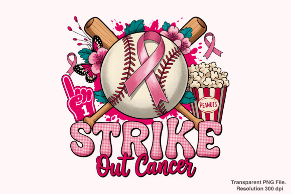 Elevating Awareness Designs: A Practical Guide to Using Pink Ribbon Baseball and Cancer PNG Files