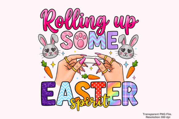 Evaluating the Rolling Up Some Easter Spirit PNG for Seasonal Design Projects