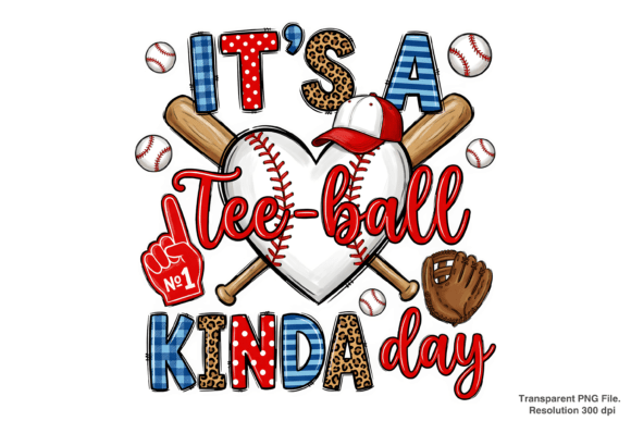 It's a Tee-Ball Kinda Day: A Playful Design Asset