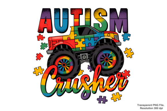 Practical Applications of the Autism Monster Truck Crusher PNG for Creators